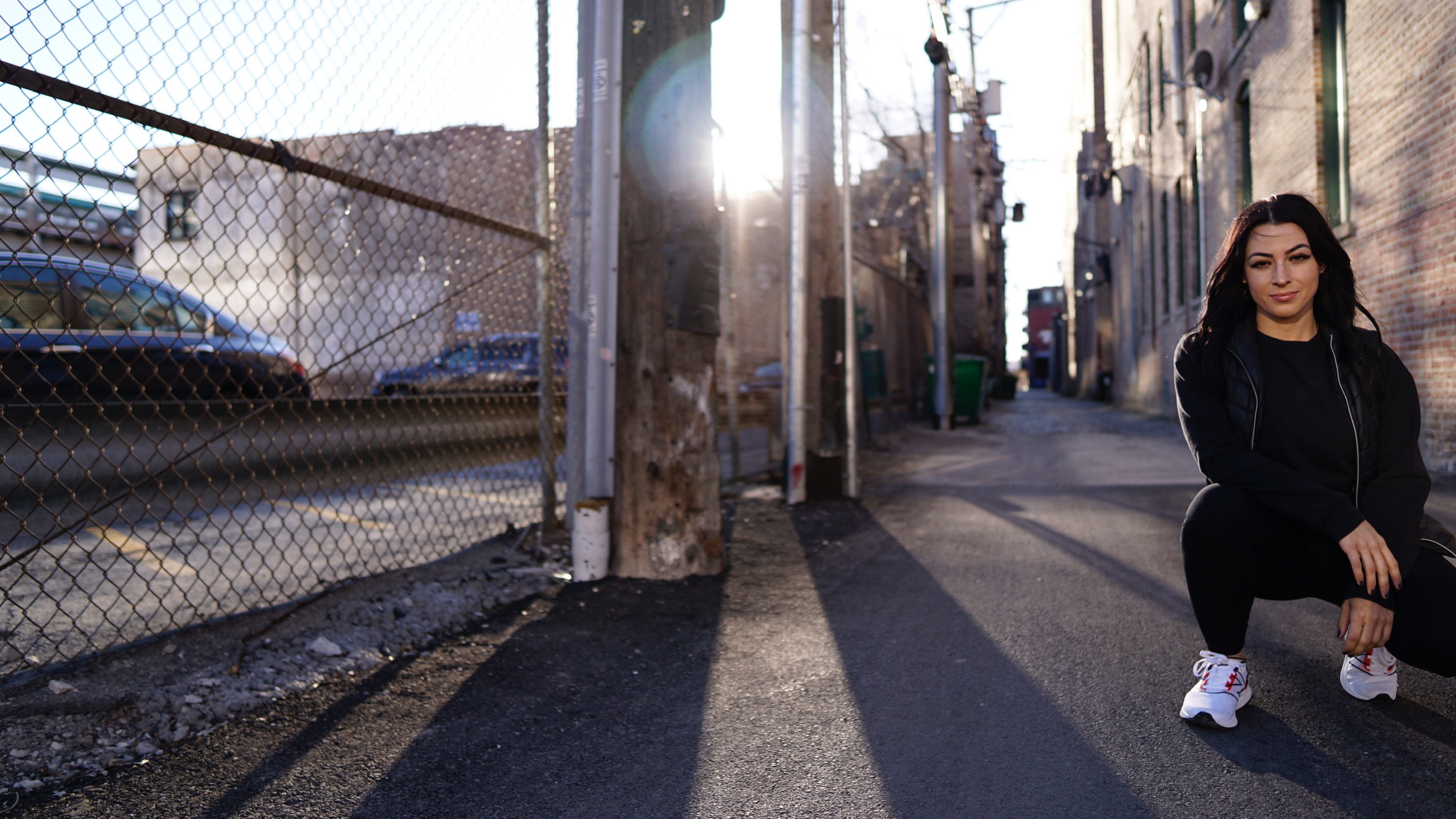 Sarah Delaney urban photoshoot in Chicago