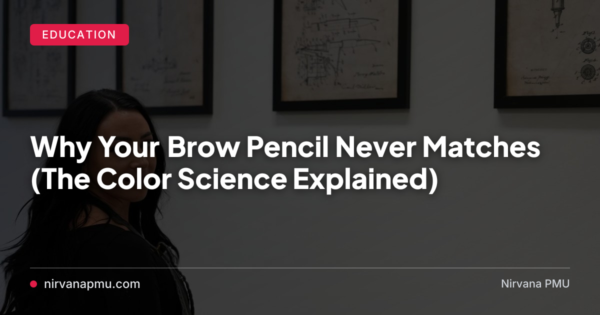 Why Your Brow Pencil Never Matches (The Color Science Explained)