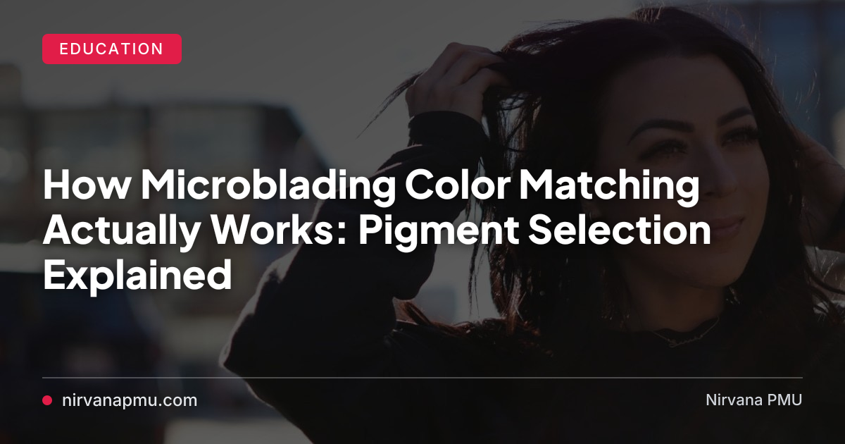 How Microblading Color Matching Actually Works: Pigment Selection Explained
