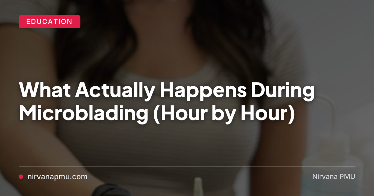 What Actually Happens During Microblading (Hour by Hour)